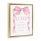 Stupell Industries Loved More Sentiment Pink Ribbon Floating Frame, design by Cindy Jacobs